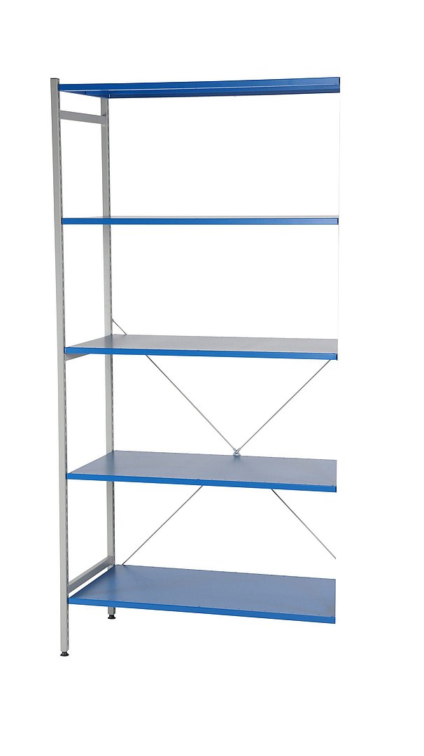 Hyllo - Paket 2 - 5 hyllor 1000 mm tilläggssektion