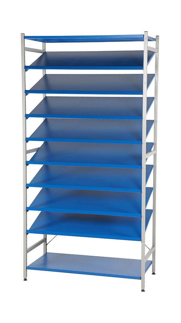 Hyllo - Paket 5 - 8 vinklade hyllor 1000mm djup