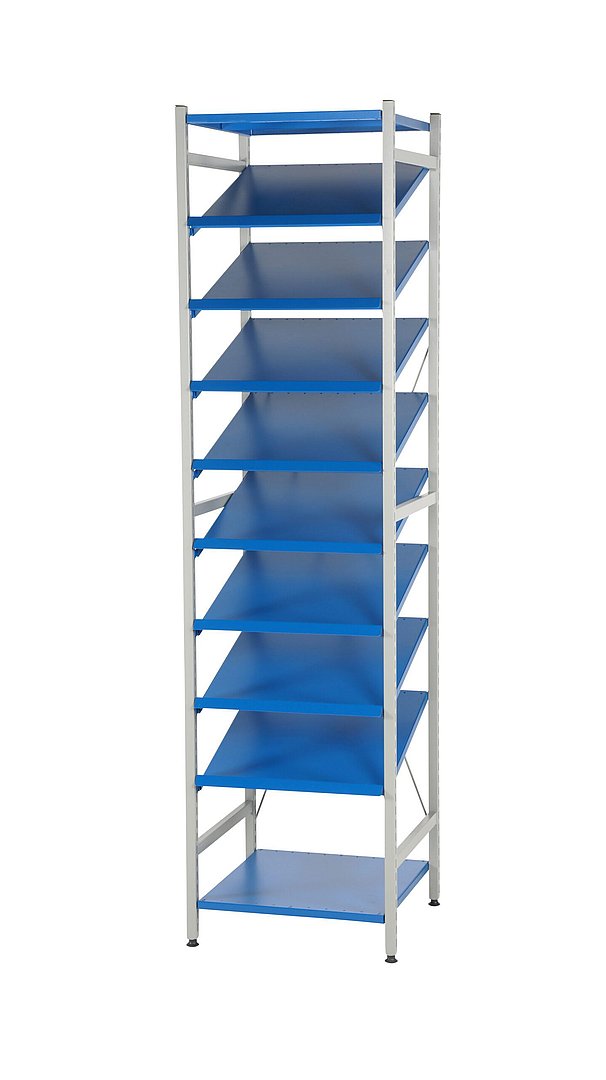 Hyllo - Paket 7 - 8 vinklade hyllor 500mm djup