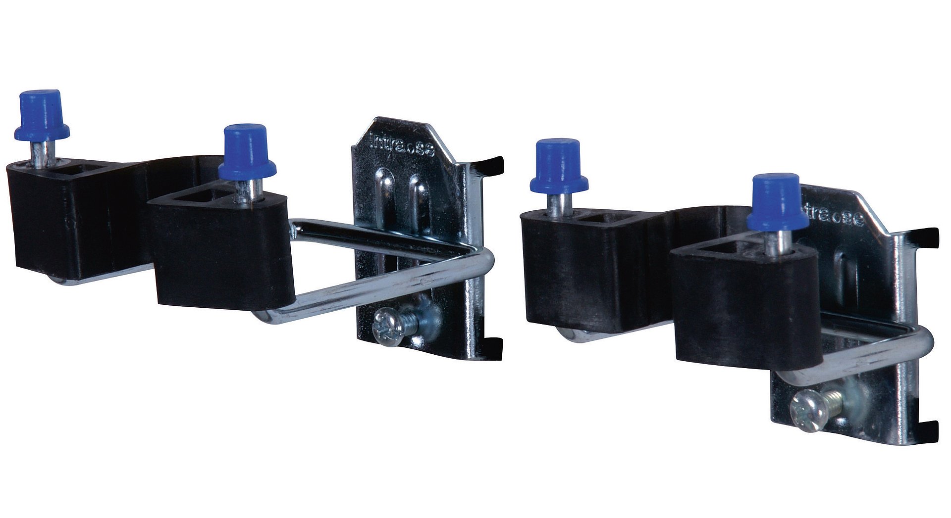Dubbkrok med klämfäste 25x40 mm - 2-pack