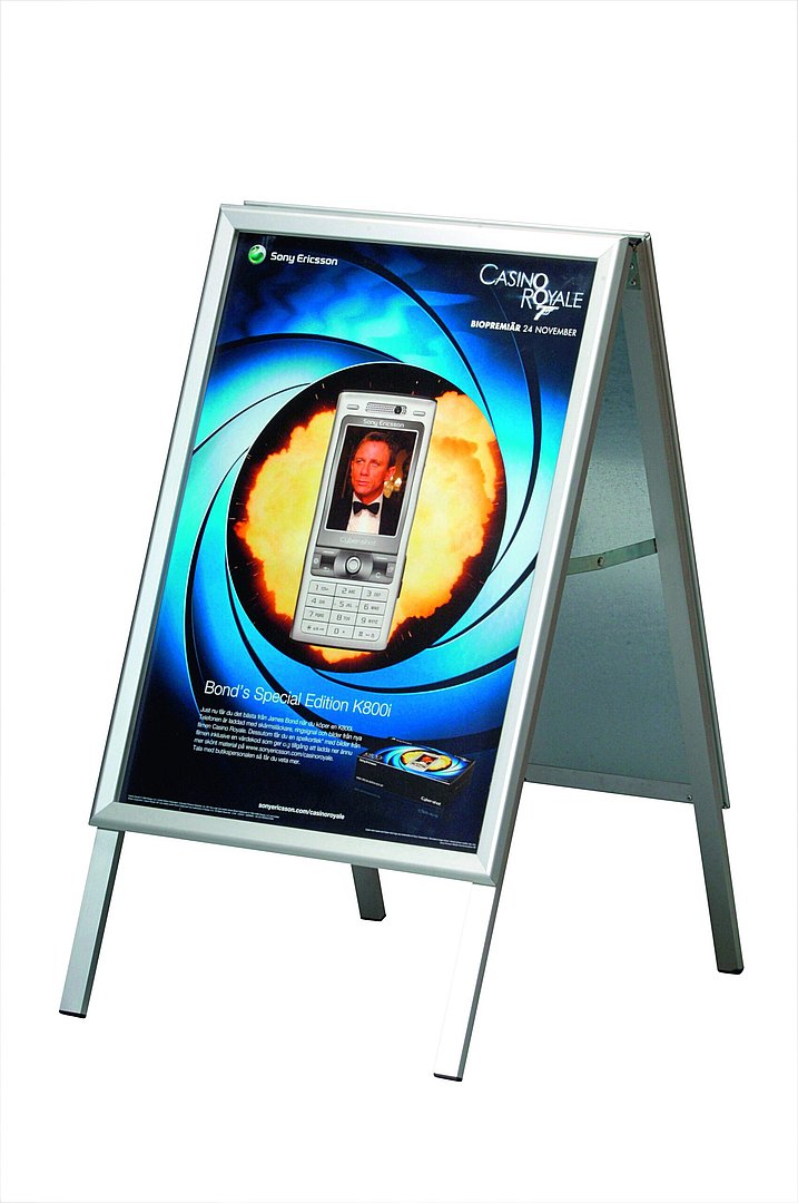 Alu Sign - 70x100 - Silver