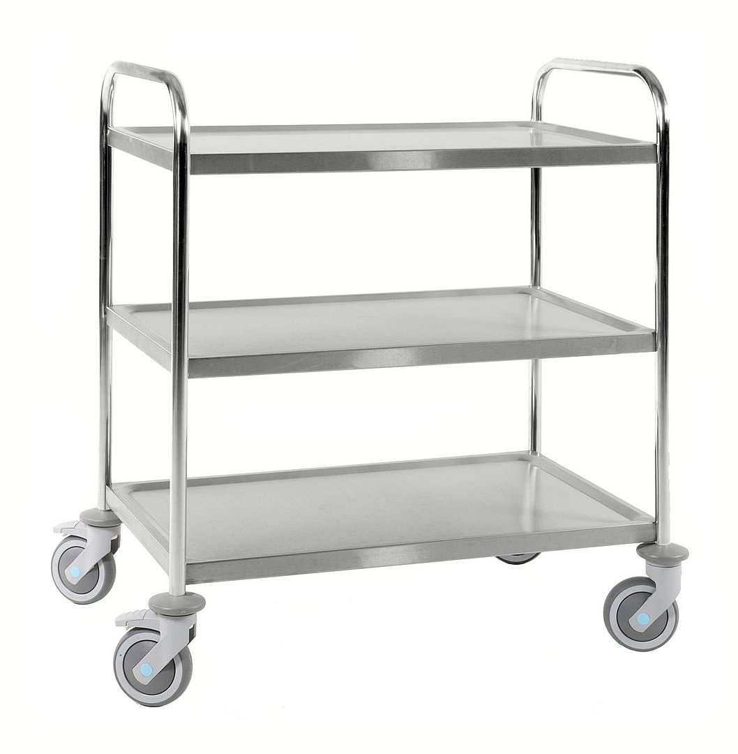 Rostfri vagn i 3 plan - C3