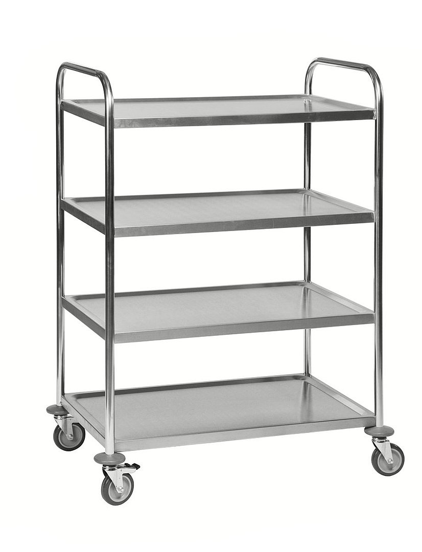 Rostfri vagn i 4 plan - C2